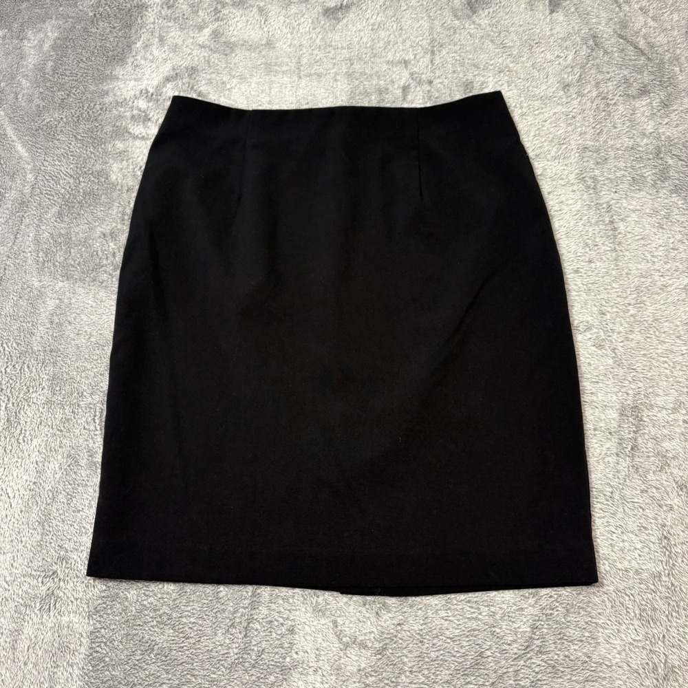 Forever 21 Black Mini Skirt Women‎ Medium Stretch Career Basic Lined Zip